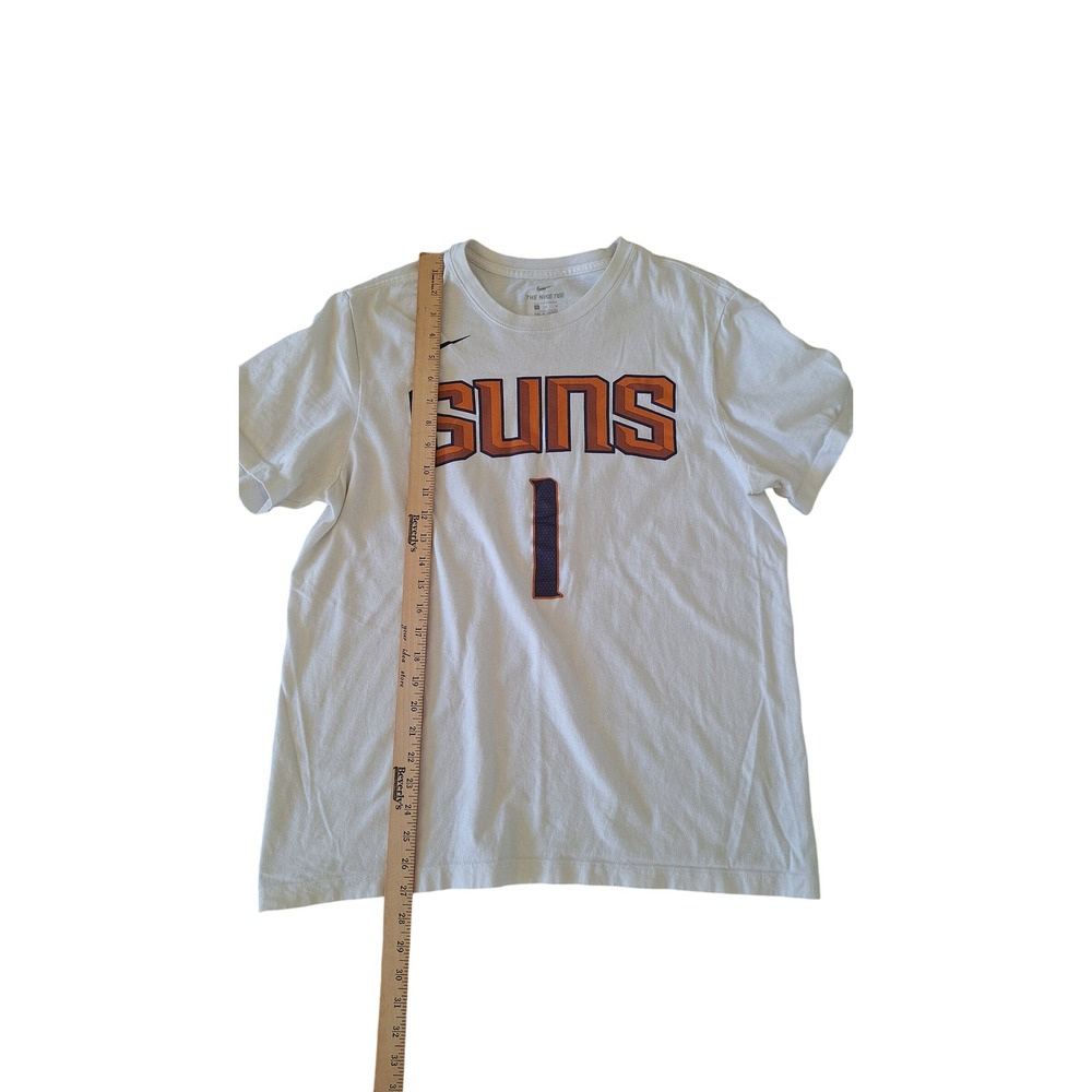 Nike Phoenix Suns Devin Booker 1 NBA Graphic T-Shirt Mens Large White - Picture 4 of 5